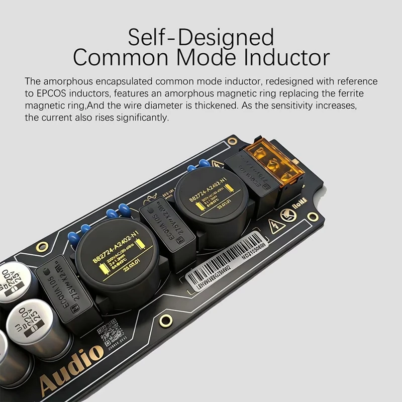 Super Sale New HIFI Audio Power EMI Filter Module AC Power Filter Anti-Interference Anti-Lightning Audio DIY