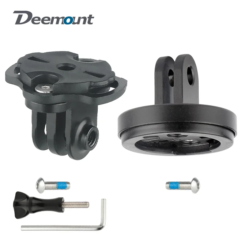 

Bicycle Headlight Computer Bracket For Garmin Gopro Sports Camera Stand Quick Release Adaptor 2/3 Fork Interface Base Optional