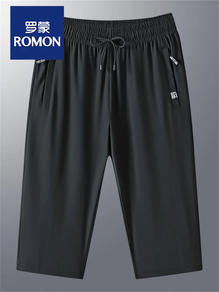 

Ln Ice Silk Men's Summer Thin Breathable Qui Dry Loose Casual Pants High Elastici Air Conditioning Sports Leisure Trou...