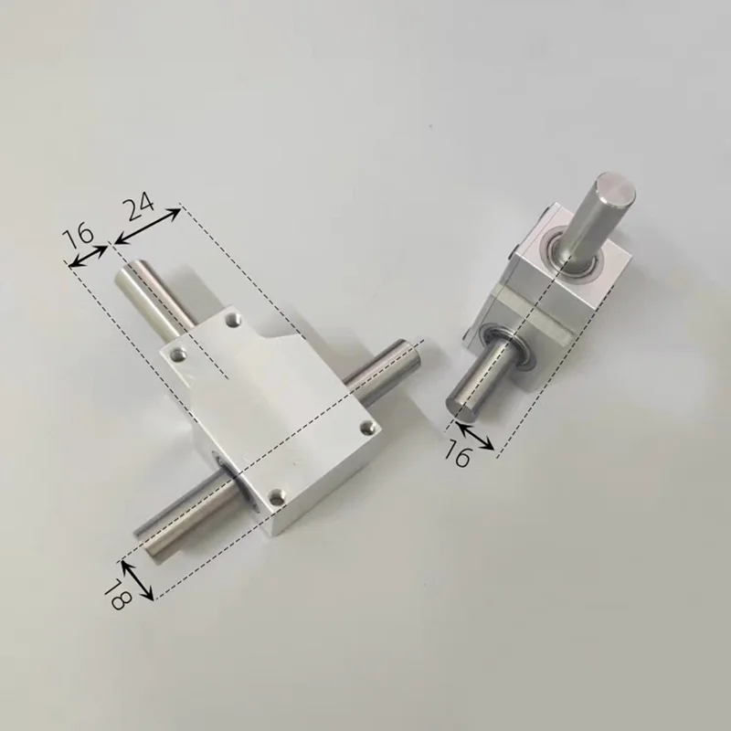 Угол обратного хода 90 градусов для спирально-конической коробки передач, небольшое передаточное число 1:1, диаметр вала 12 мм