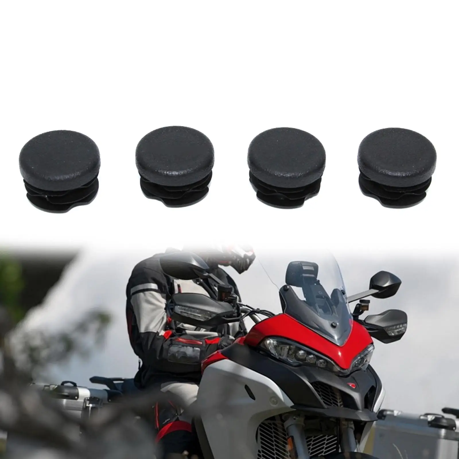 4Pcs Hole Cover, Decorative Plug Motorbike Parts, for 1260 1260S Replacement