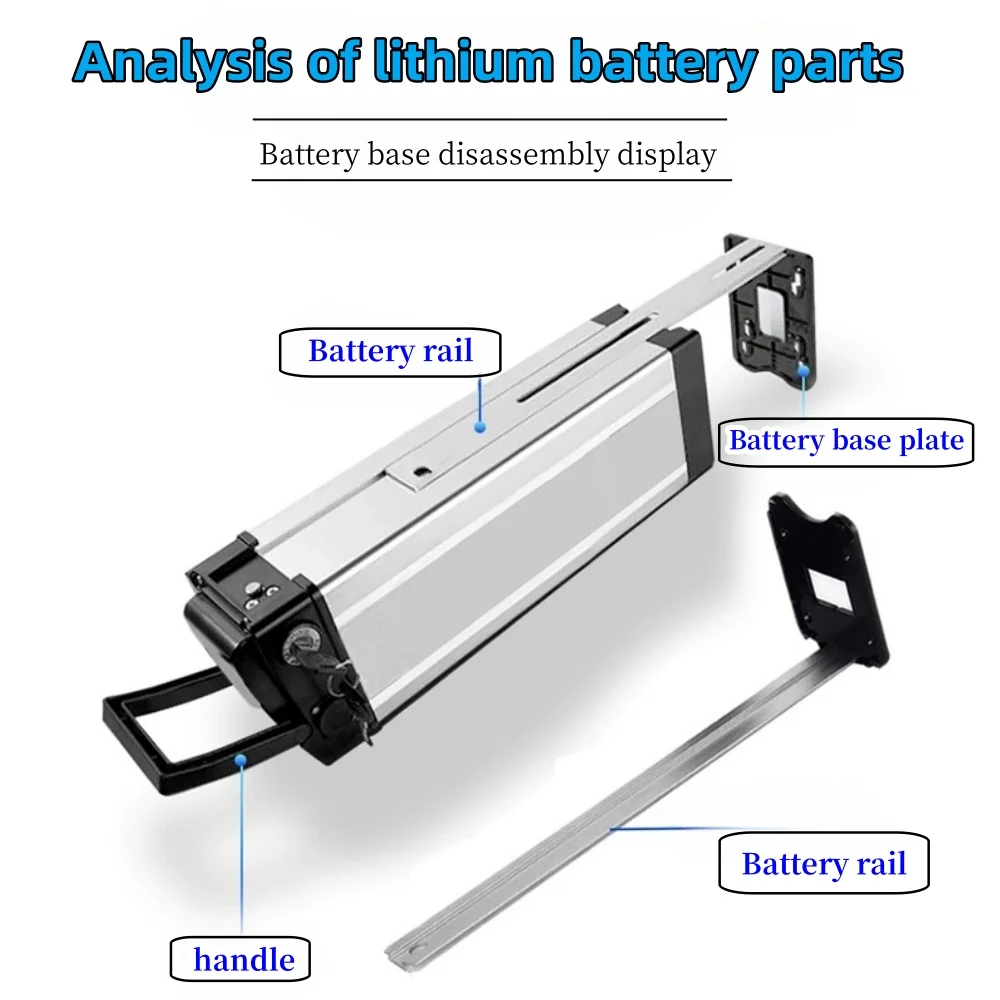 Imagem -03 - Bateria de Lítio para Dobrar a Bicicleta Elétrica Bicicleta Haiba Mx21 Aostirmotor A20 48v 10ah 15ah 20ah