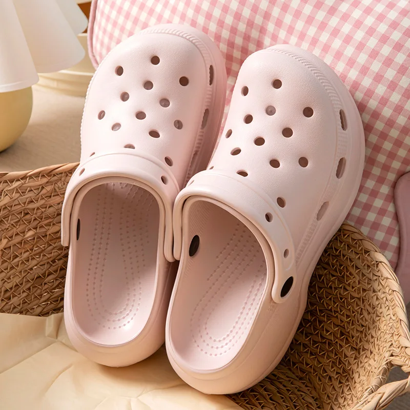 Platform Slippers Women Home Clogs Summer Brand Designer Shoes Girls Casual Indoor Outdoor Sandals Wedges Soft Non-Slip Slides