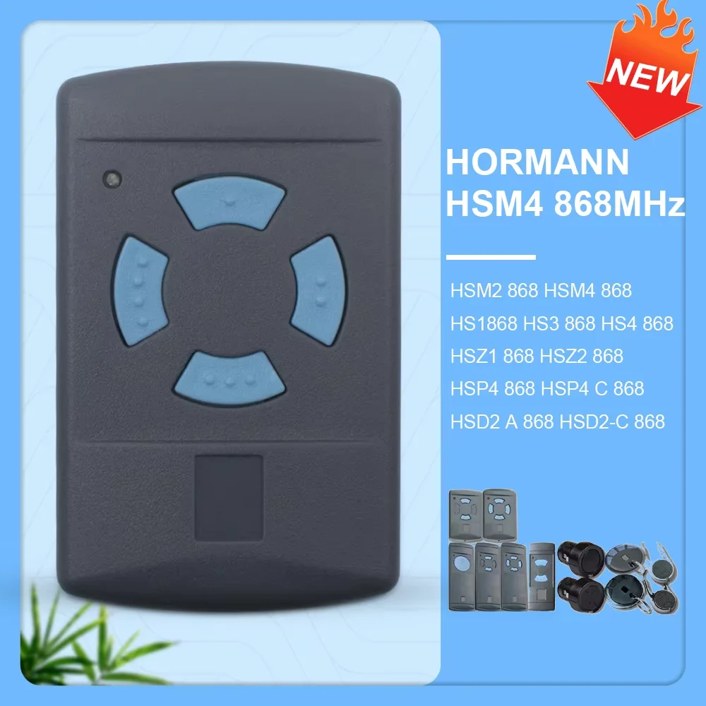 

HORMANN HSM4 868.35mhz Garage Remote Control for HS4 HSM2 HSE2 HSE4 HSZ1 HSZ2 HS1 HS2 HSP4 HSP4-C HSD2-A HSD2-C 868 Transmitter