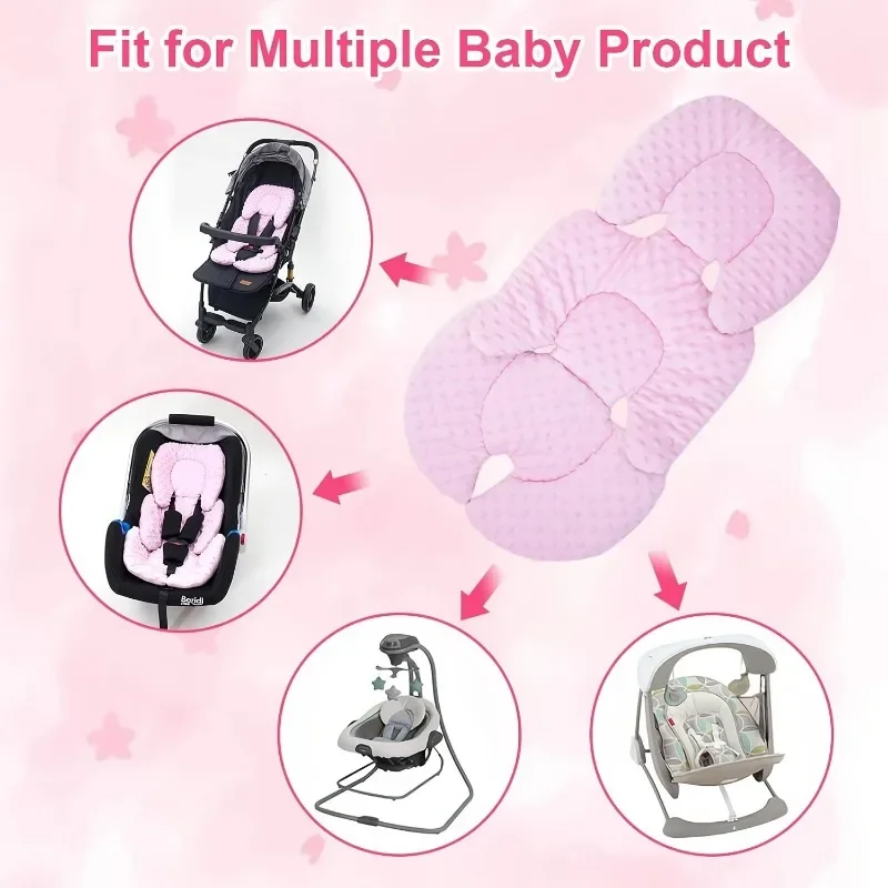 طفل عربة وسادة مقعد الرضع على الوجهين عربة وسادة للمقعد 2025 جديد سميكة الدافئة وسادة العالمي عربة طفل الملحقات #5
