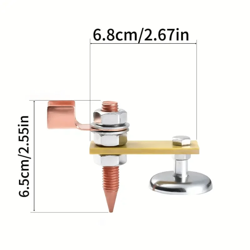 Magnetic Welding Support Auto Bodywork Spotter Tools for Electric Welding Ground Clamp Spotter Connector and welding operations