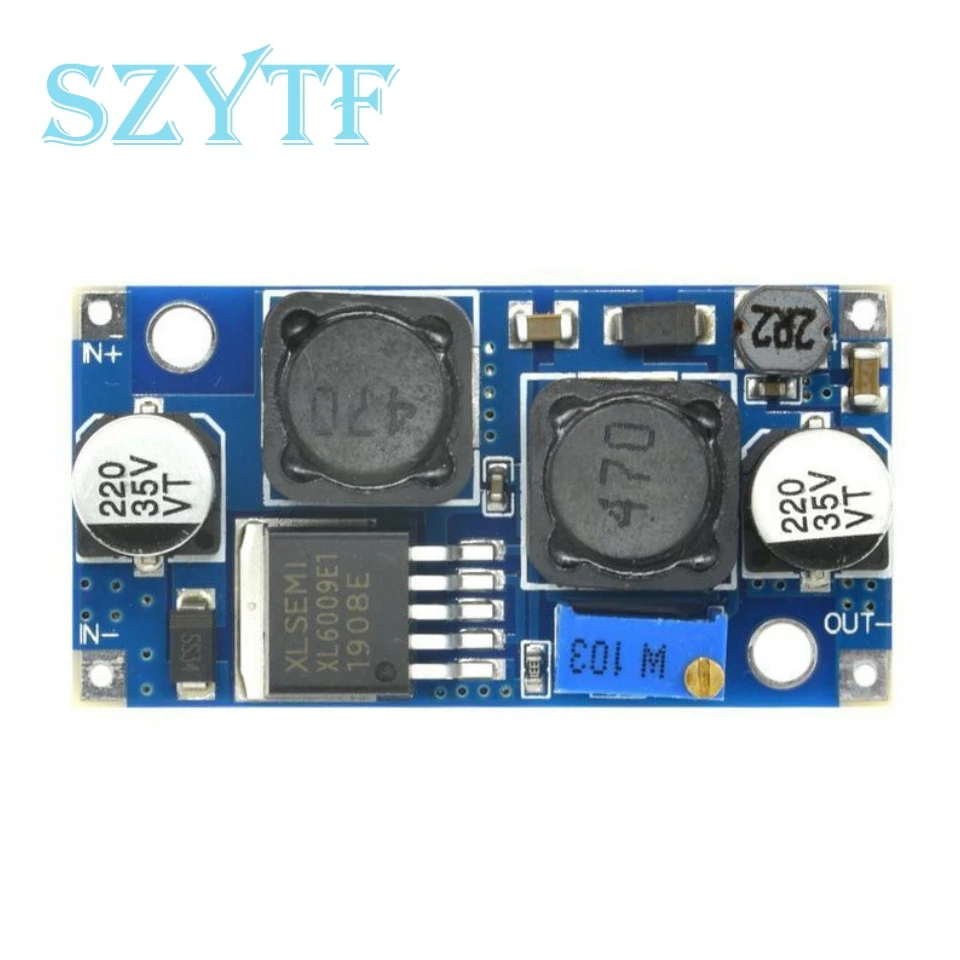 Módulo amplificador XL6009 DC-DC Salida de fuente de alimentación ajustable Super LM2577 Step-Up