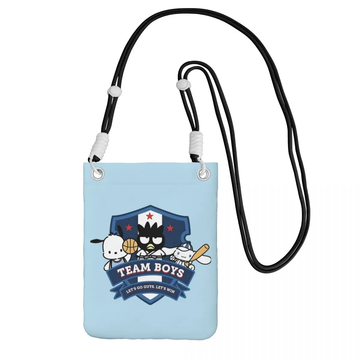 

Custom BADBADTZ-MARU Carry A Mobile Phone Bag Diagonally Men Women Cool Penguin Shoulder Crossbody Bag Adjustable Length Travel