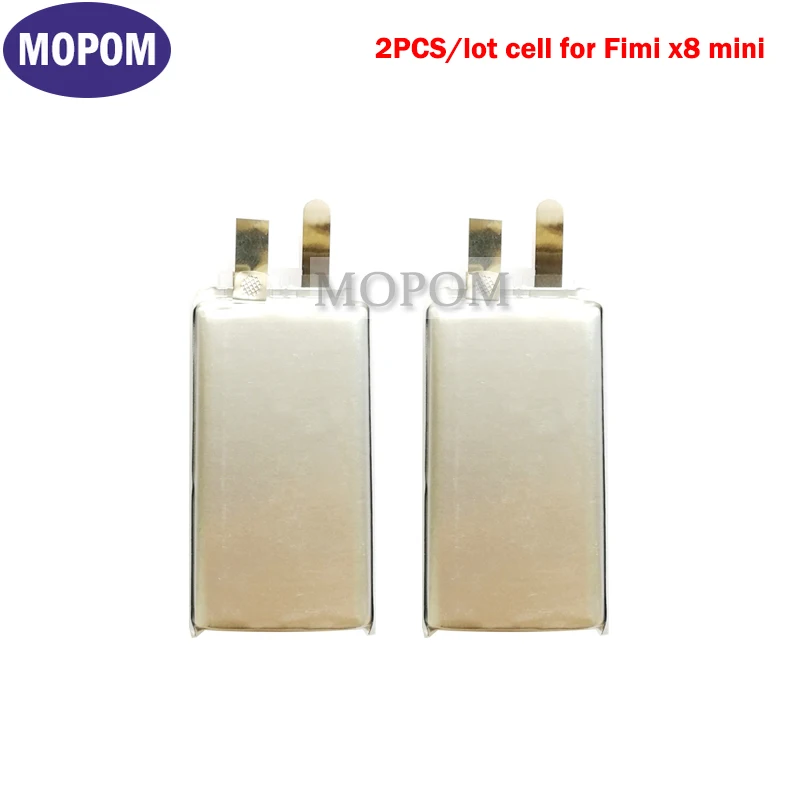 2pcs/lot 3.85V Max 4.4V 2250mAh Li-Polymer DIY 2S 7.7V DC05A7 Flight Battery Cell For Xiaomi FIMI X8 Mini,X8Mini Camera RC Drone