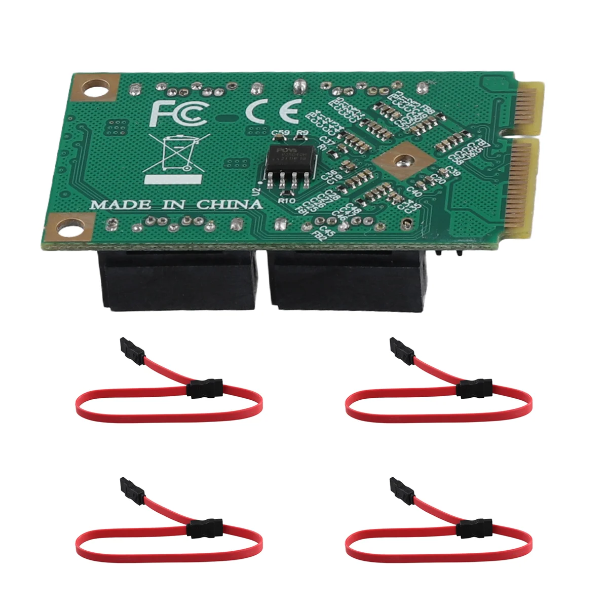 6 000 Adaptateur PCIE à SATA 6 000 Carte Complète recommande MPCI-E aux façades SATA HDD Wild Adaptateur Carte pour Synology