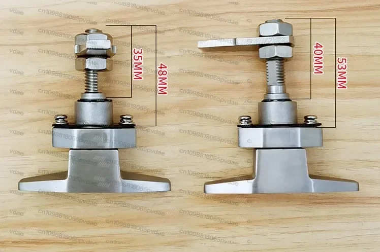 Tool parts Stainless steel compression rotary lock purifier environmental protection equipment door lock T handle