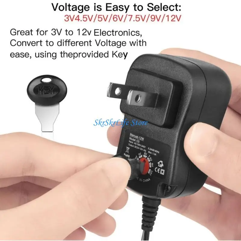 E65E 3 فولت-12 فولت قابل للتعديل 3 في 1 LR20 D مزيل البطارية كابل موائم مصدر تيار سلك استبدال لبطارية 2-8x1.5 فولت LR20 D #4