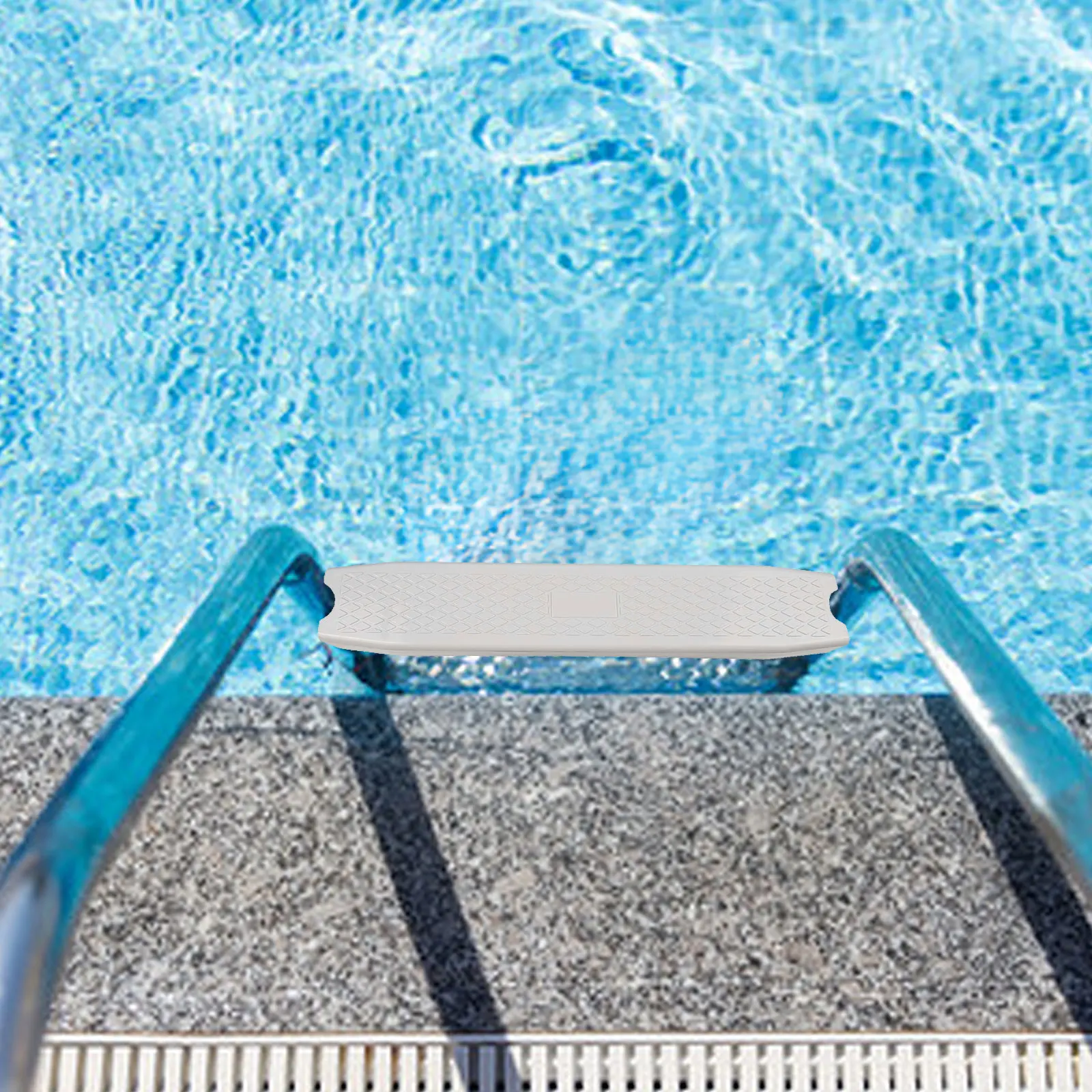 Outdoor Pool Safety ABS Replacement ABS Plastic Pool Accessory Easy Install Step Anti-Slip Design Simple Installation