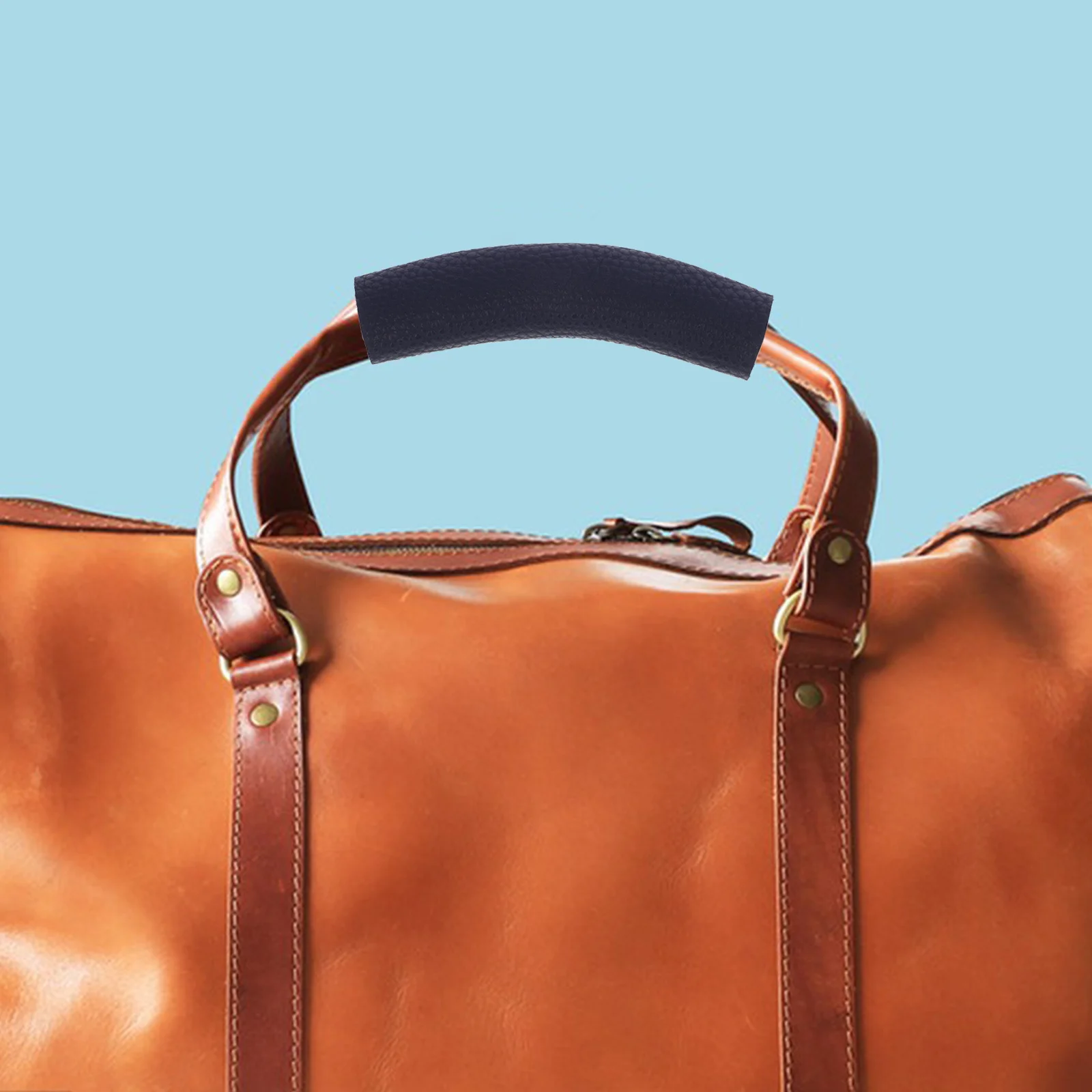 

2pcs Pu Handle Wrap Tote Bag Decompression Strap Grocery Handle Cover Handbag Accessories Diy Bag Making Supplies