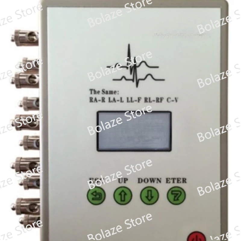 Portable ECG Simulator Signal Generator, Chinese Operation LCD Display for Medical Equipment