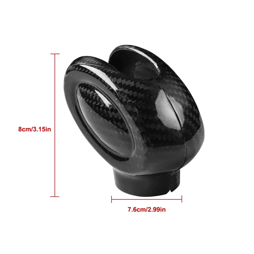 For Mini Cooper F54 F55 F56 F57 F60 Countryman Carbon Fiber Stickers Interior Trim Car Gear Shift Knob Cover