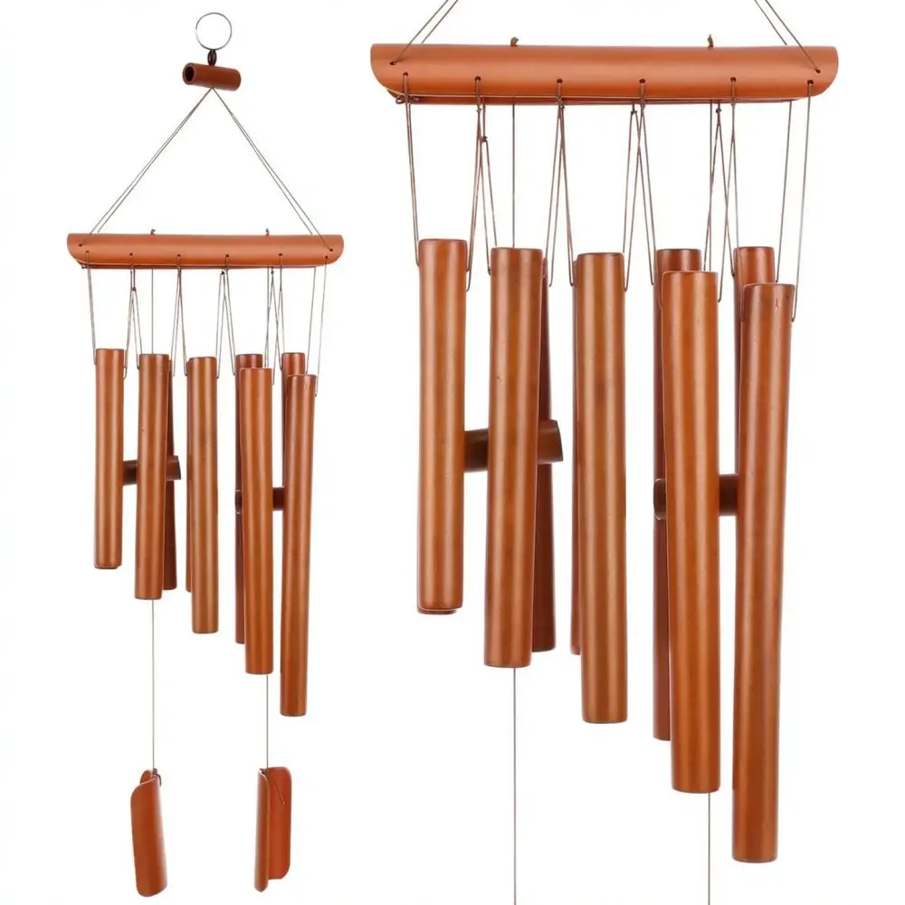 Traditional Bamboo Windbell Handmade Zen Art Decor Relaxing Acoustic Wind Chime For Outdoor Backyard Balcony Patio