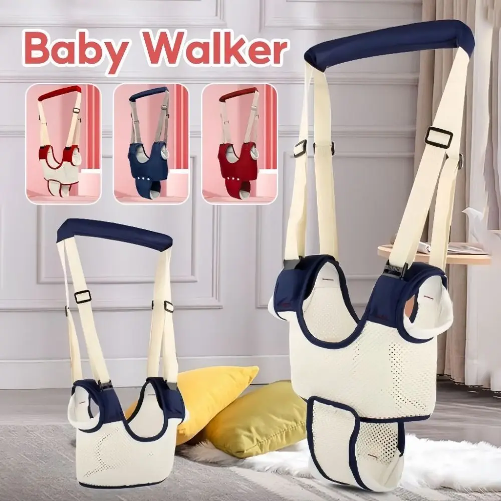 Andador de bebé extraíble portátil, cinturón de entrenamiento para caminar seguro y transpirable, arnés multifuncional anticaída para bebé