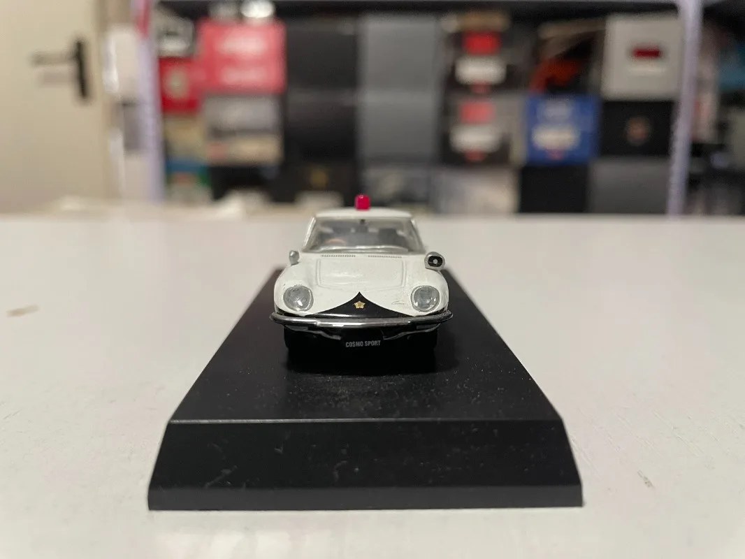 KYOSHO Diecast 1/64 Bilancia Mazda Cosmo Hiroshima Prefectoriale Auto Della Polizia In Lega Modello di Auto Giocattoli per I Ragazzi Regalo