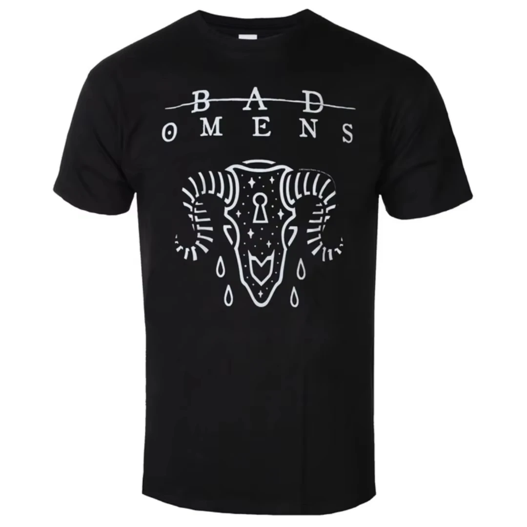 2026 New Cool Hot Bad Omens - Take Me Pattern Printed T-shirt - Alternative Metal Style Band T-shirt - Suitable for Bo