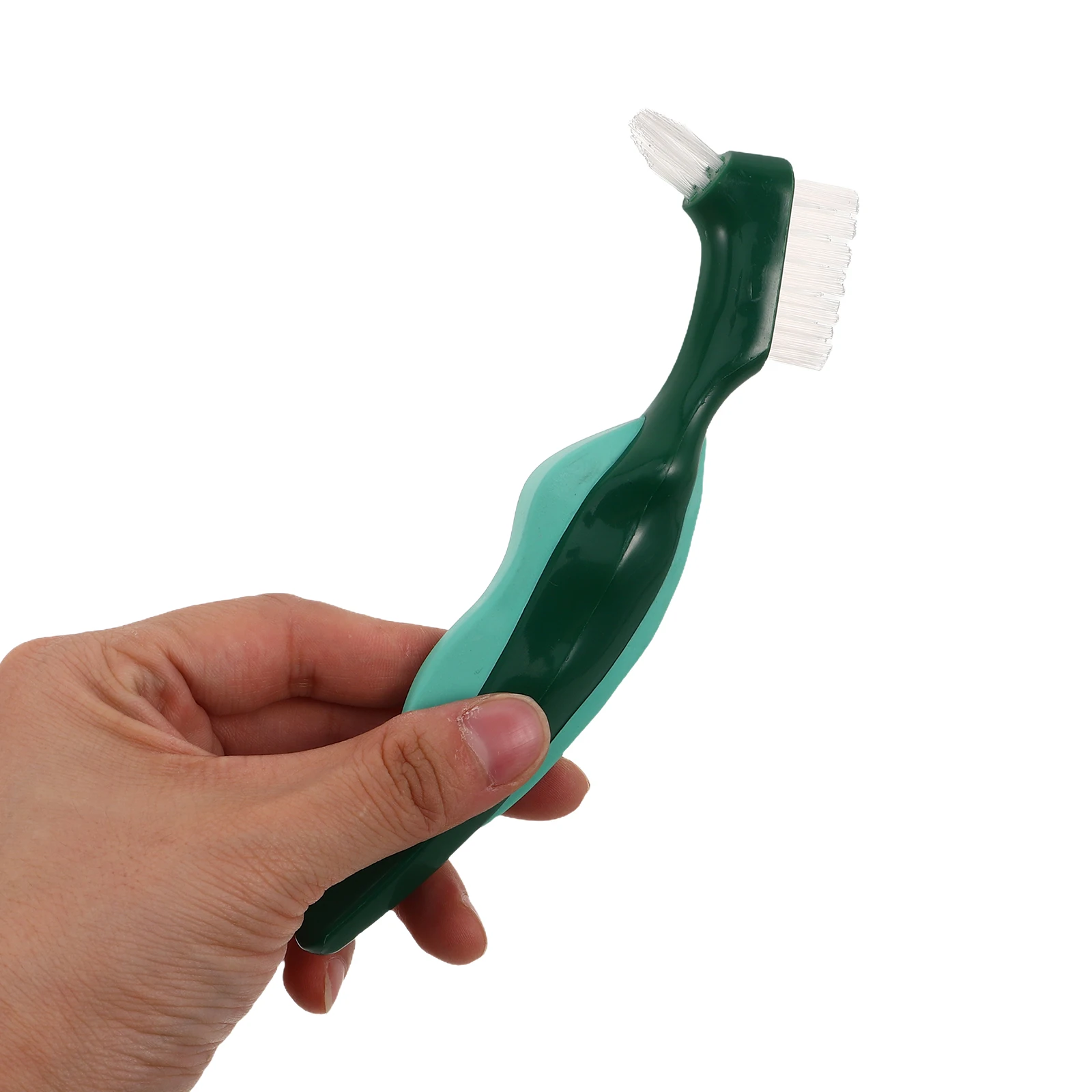 

2 Pcs Toothbrush For Cleaning Denture Cleaning Brush False Teeth Oral Appliance Cleaner Travel Portable Elderlyfriendly