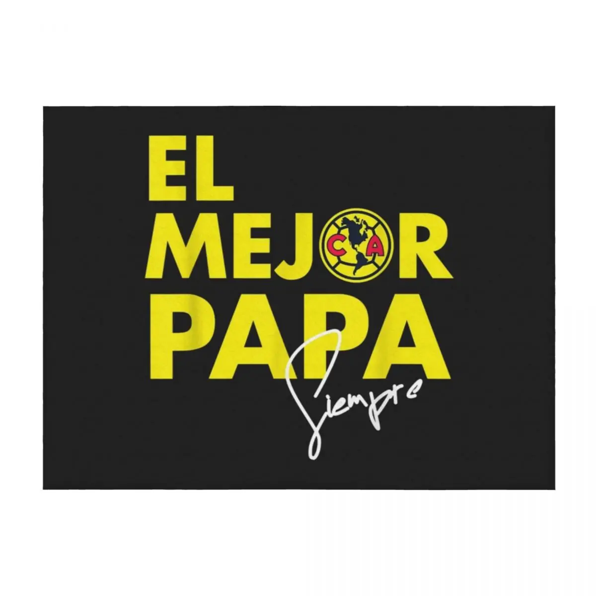 

Club America - El mejor Pap siempre Throw Blanket Loose Stuffeds Quilt Decorative Sofas Blankets