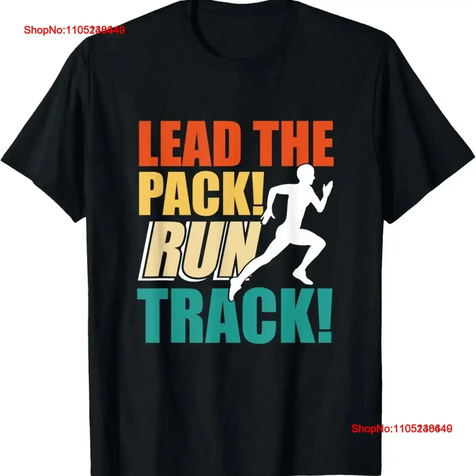 Lead The Pack Run Track and Field T Shirt vintage Washed Comfortable Stretched Breathable Soft Versatile Top For Everyday Wear