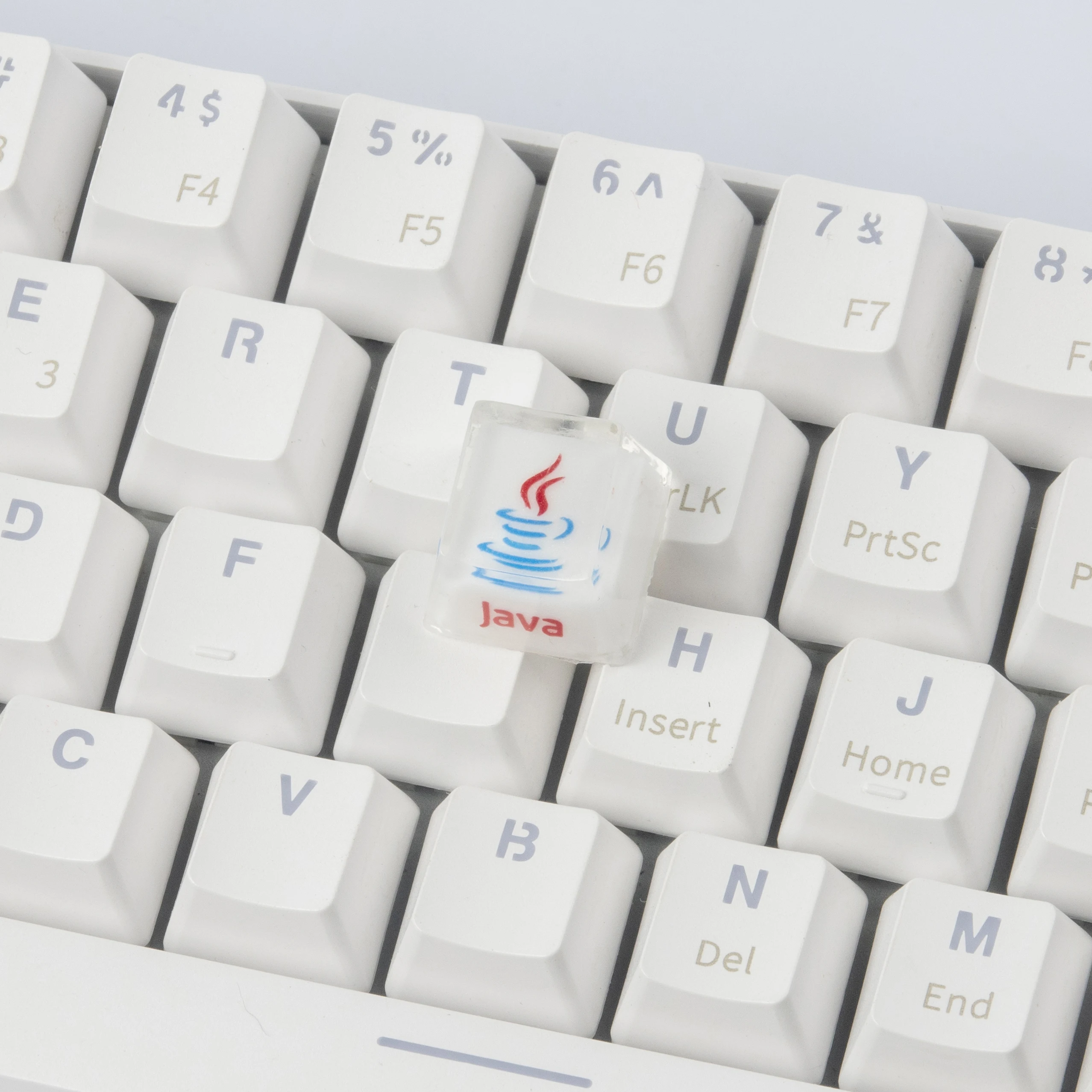 Customized Keycaps Mechanical Keyboard Personalized Translucent Cubic Resin Java Pyhton Github Ps Stackoverflow Programmer R4