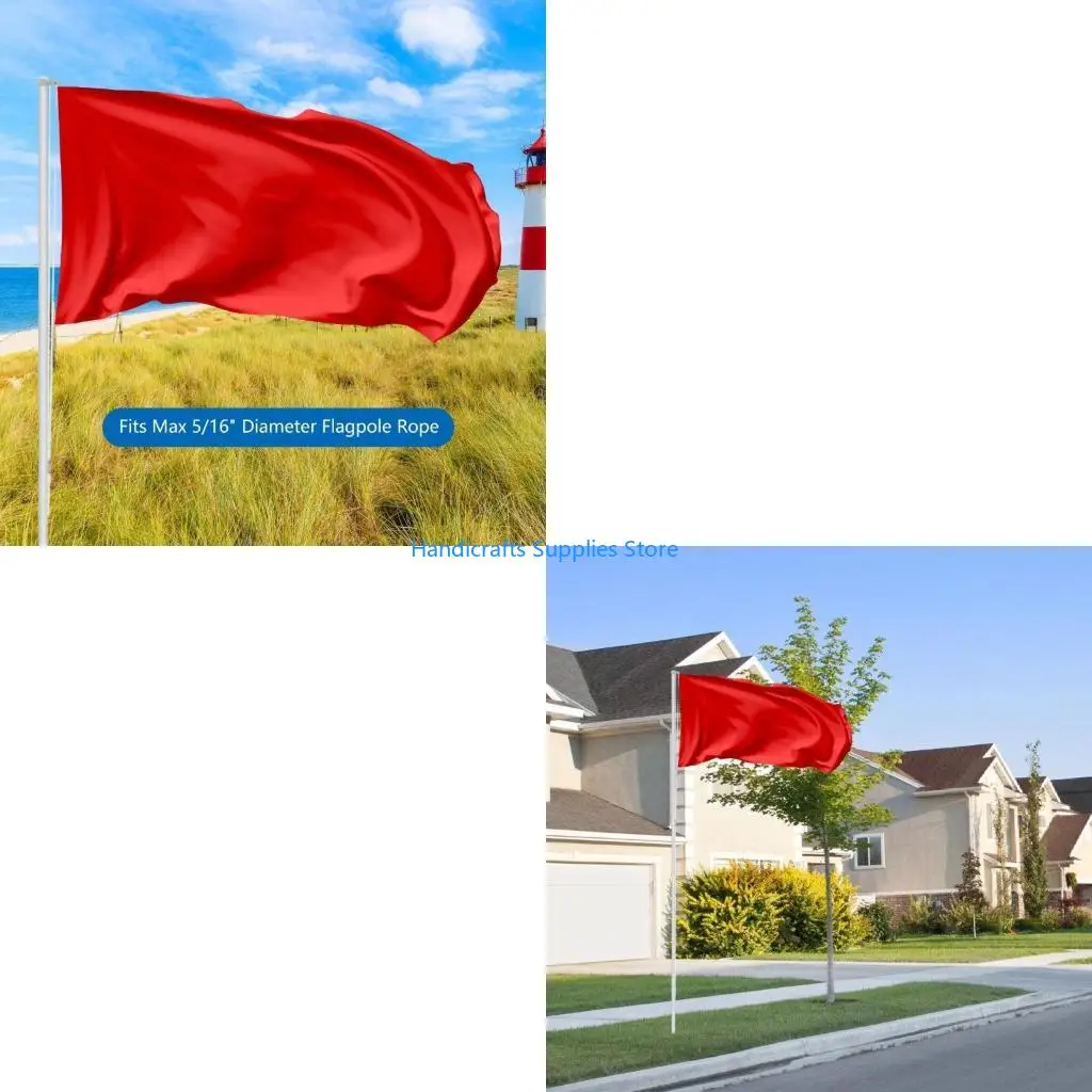 R1WA Truck Pulley Flag Rod Pulley Aluminum Flag Rod Stationary Truck Pulley Flag Rod Part 2.5inch Aluminum Flag Rod Caps