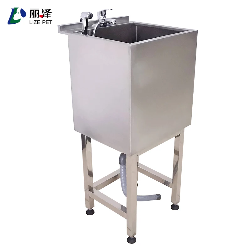 LIZE Stainless Steel Medical Pool Automatic Induction Effluent Hospitals SUS Medical Washbasin for Pet Hospitals