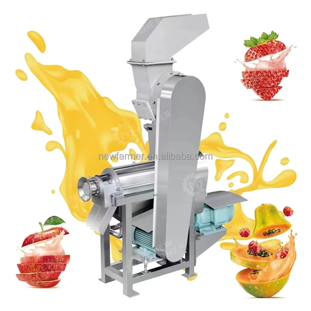 Commercial Automatic Juice Extractor Machine High Efficiency Fruit Vegetable Crushing Juicer for Restaurant Home Use