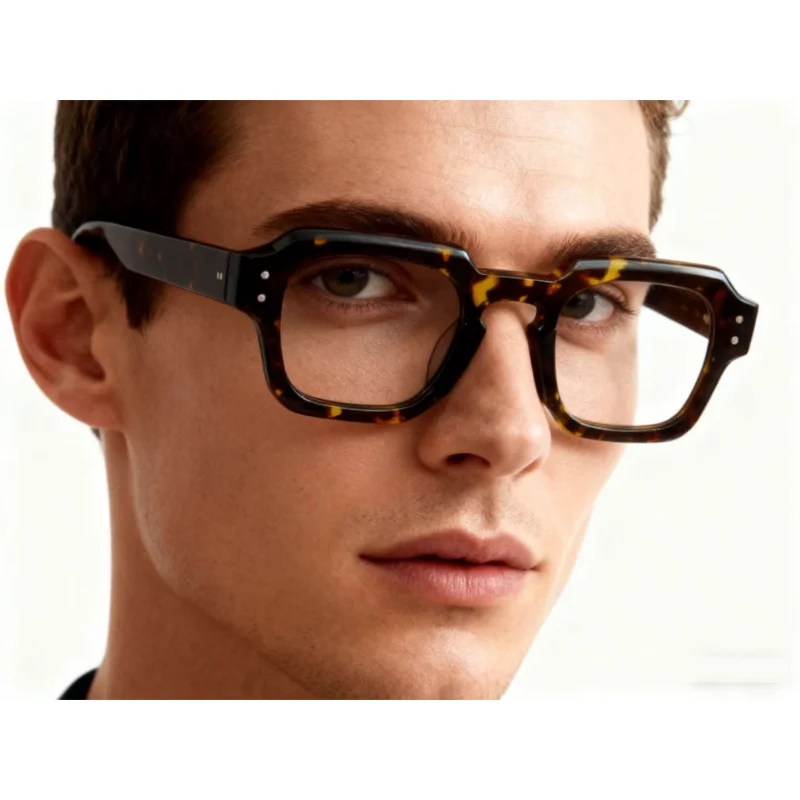 

Acetate Eyeglasses Frame Men Clear Lenses Women Good Quality Glasses Frame Prescription Myopia Reading Eyewear