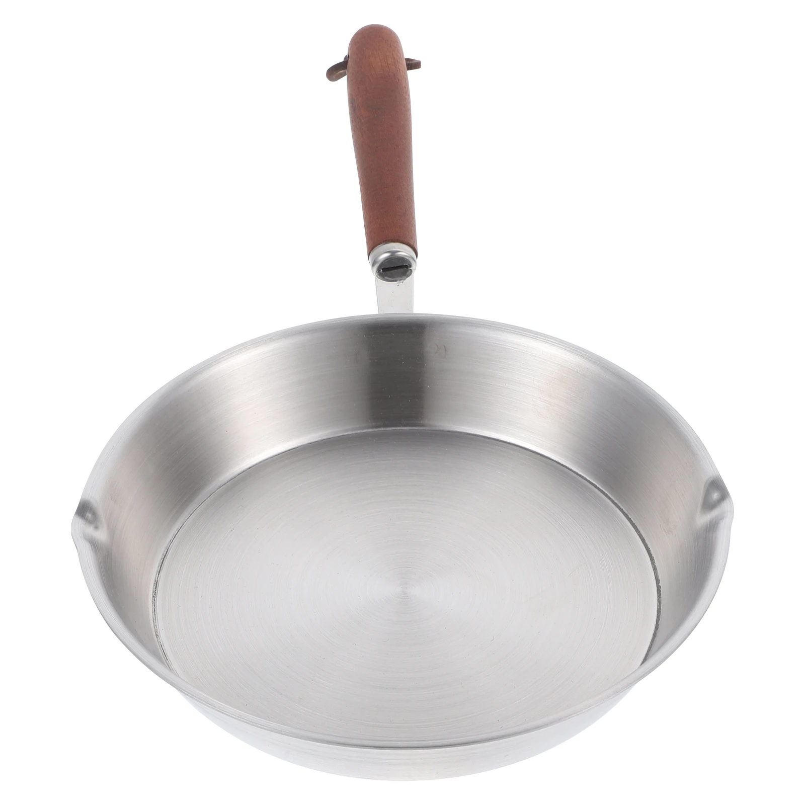 

Stainless Steel Mini Egg Pan Nonstick Small Frying Pans Skillet Omelet Fry Pan Silver Heat Insulation Anti Scalding Safe