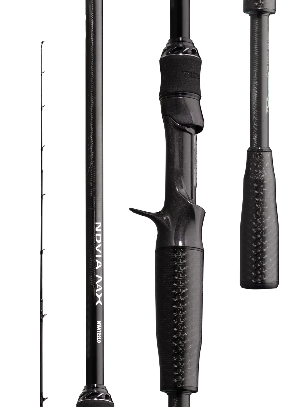 PURELURE NDVIA MAX Vielseitige Reise-Angelrute mit Solid-Tip 6FT 7.2FT 1.5-20g Soft Lure Jerkbait F/MF Action für Barsch, Hecht, Zander, Bass, Tintenfisch