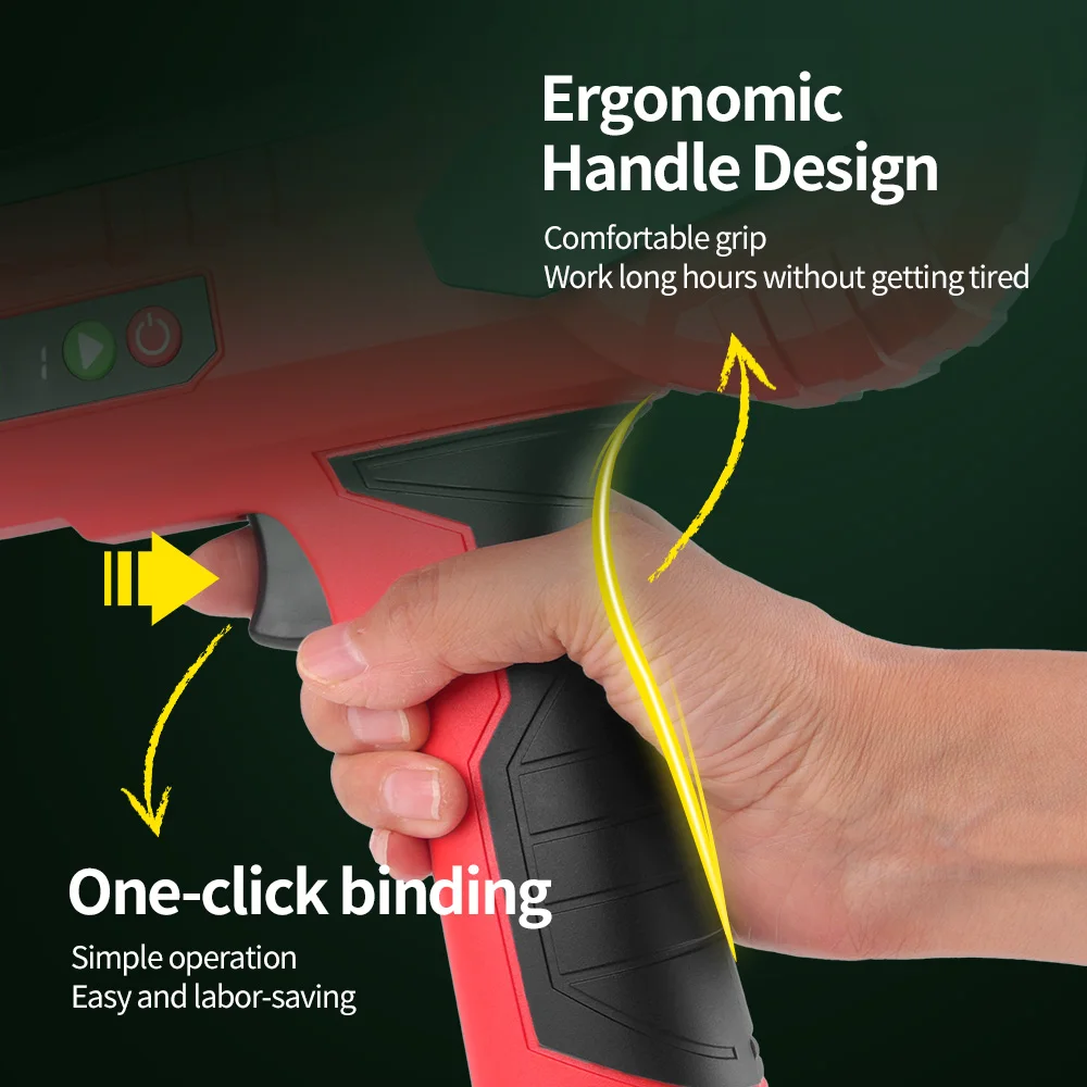 16.8V Garden Tools Garter Plants Branch Electric Tying Binding Machine Minced Vegetable Tapetool Tapener Tapes Home