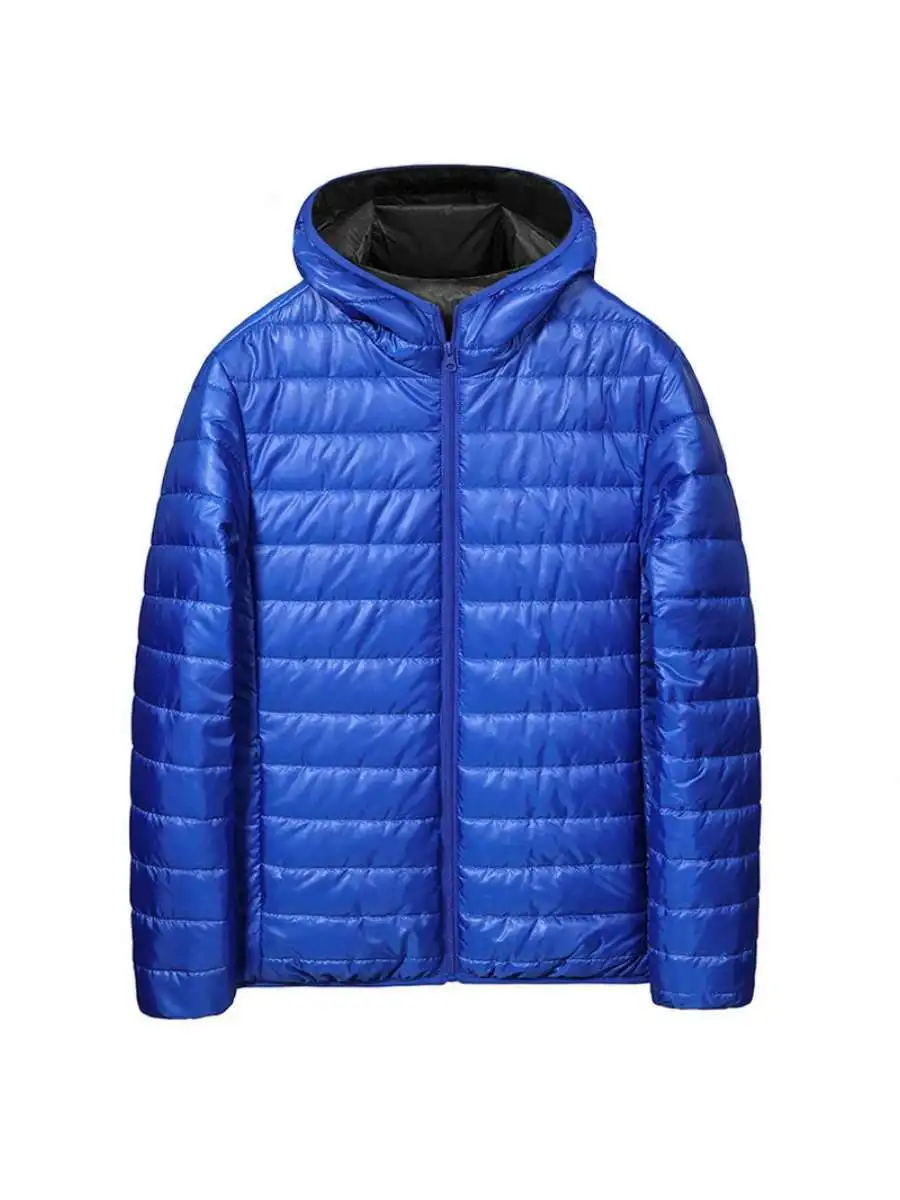 

Новая мужская легкая хлопковая куртка-пуховик с капюшоном для весны и осени, европейский размер, спортивная, с длинными рукавами