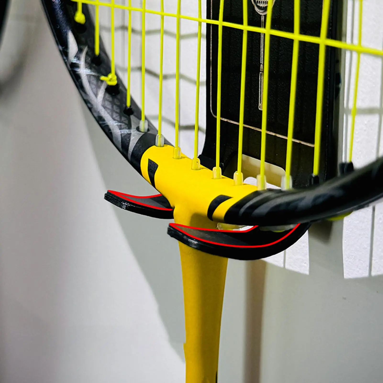 

2 шт., сверхмощный держатель для теннисных ракеток, компактная вертикальная подставка для хранения весла, настенное хранилище для весла