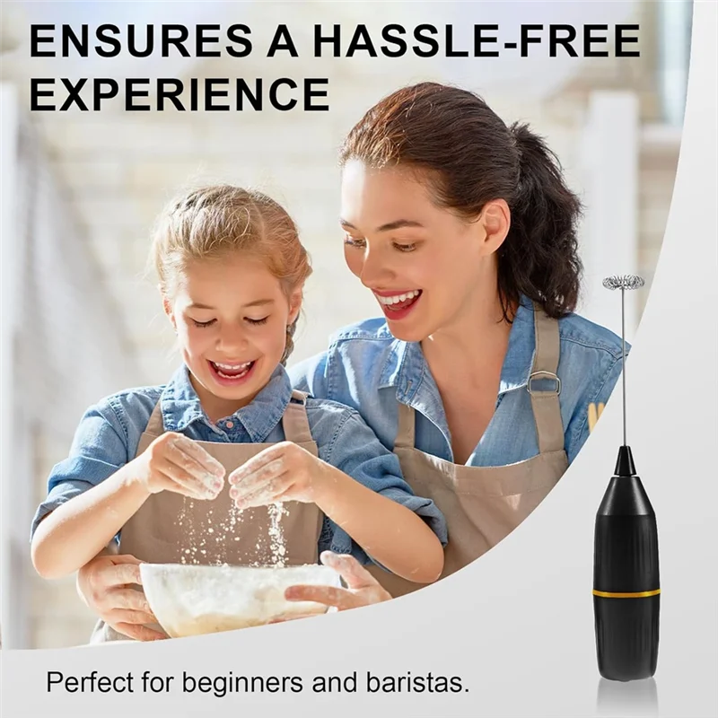 Pembuat Busa Genggam Pengocok Susu Mixer Minuman Mini dan Pengocok Blender Kopi untuk Aksesori Bar Kopi Latte Cappuccino B