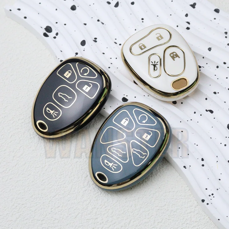 Чехол для автомобильного ключа 5/6 Bottons, чехол-брелок для Chevy Chevrolet Hummer H2 H3 Buick GL8 FristLand, аксессуары для анклава века