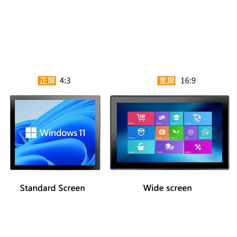 Metal Case IP65 Industrial Lcd Monitor 17 Inch Open Frame Touch Screen Monitor Industrial Touch Screen Monitor