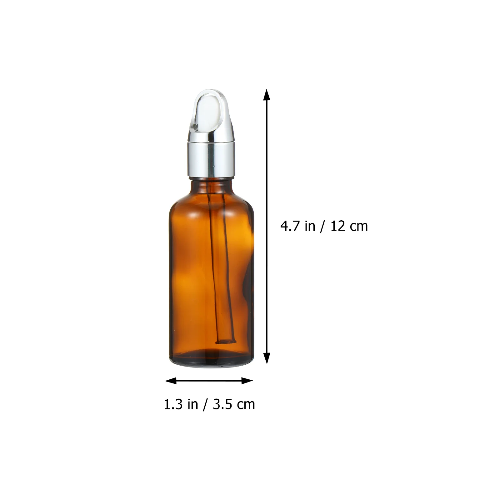 10 Uds botellas de aceite esencial botellas cuentagotas de vidrio recargables 50ml viales de muestra de Perfume de viaje subenvase cuentagotas de vidrio