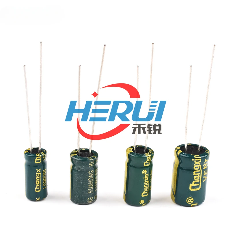 100UF in-line aluminum electrolytic capacitor High frequency low resistance 16/25/35/50/100/400V patch electrolytic SMD