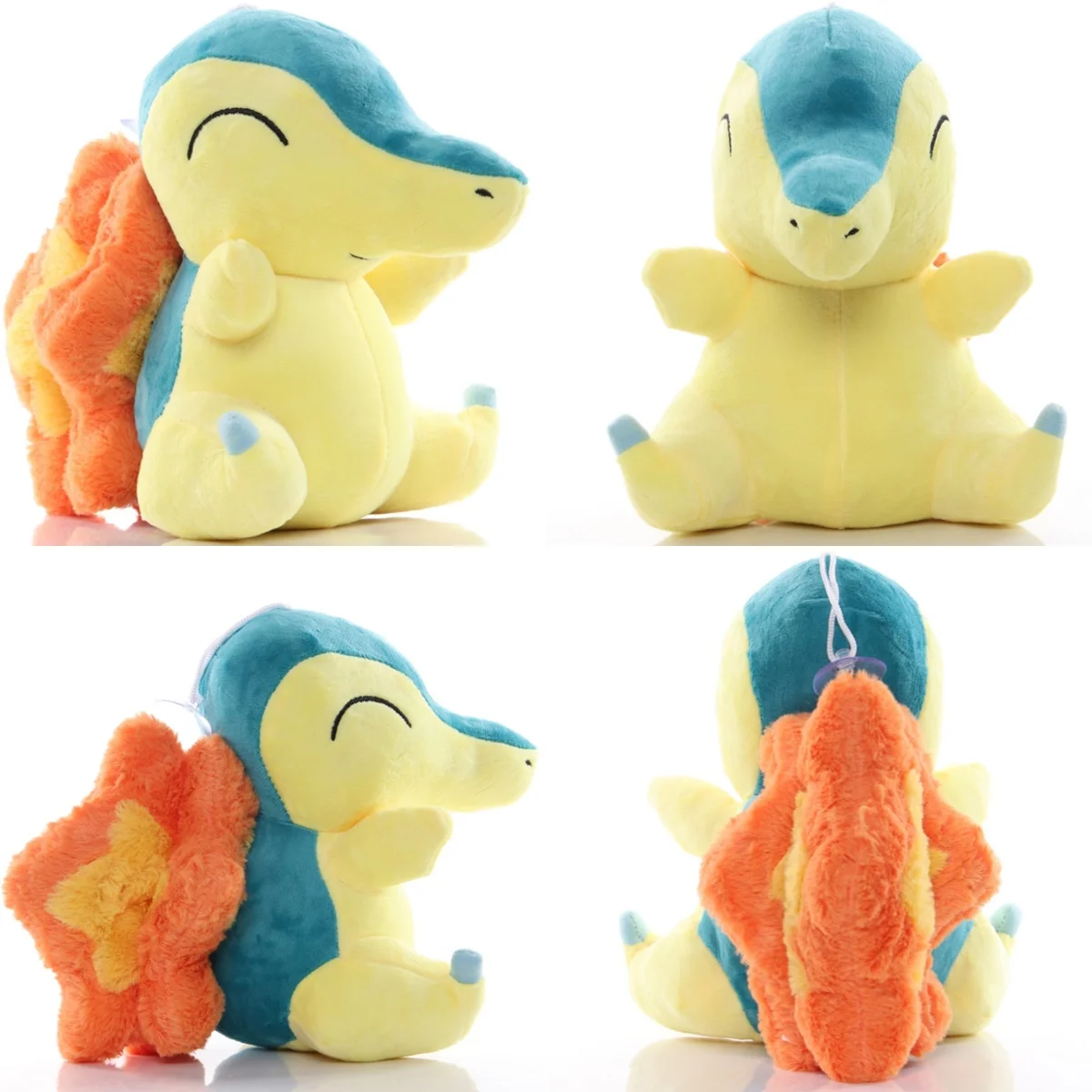 

Kawaii Pokemon Cyndaquil Plush Anime Cyndaquil Pikachu Peluche Chikorita Stuffed Doll Totodile Plush Toy Xmas Gifts For Kid