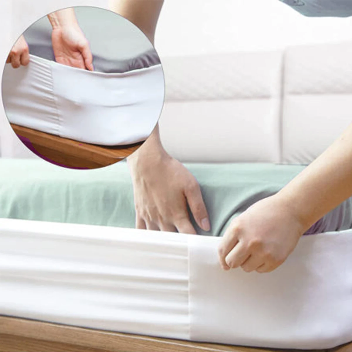

1Pcs Elastic Bed Sheet Fastening Straps: Secure Bed Skirt Cover in Place for a Neat and Wrinkle-Free Bed Appearance