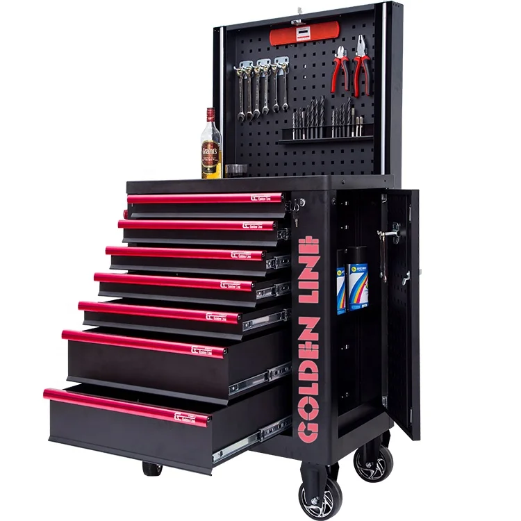 

Products subject to negotiationHeavy Duty Steel Toolbox with Rolling Tool Cabinet With 360 Pcs Tools Sets and Tool Trolley