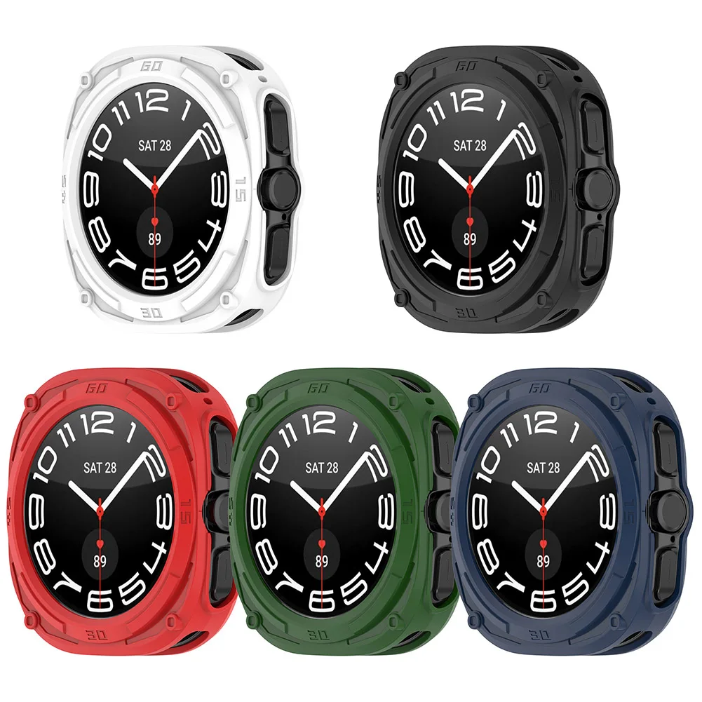 TPU Watch Case For Samsung Galaxy Watch 7 Ultra 47mm Protective Bumper Shell Anti-Drop Soft Bumper All-Around Shell Case