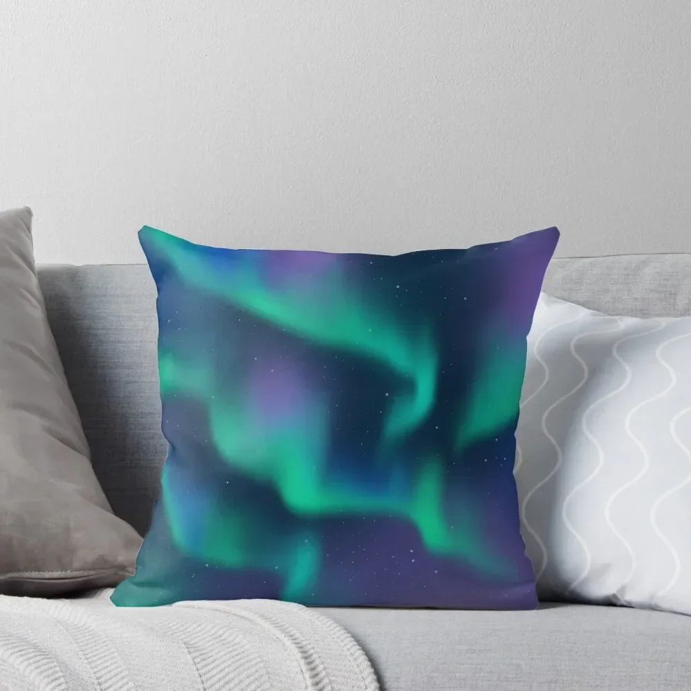 

Aurora Borealis Northern Lights Throw Pillow Cushions christmas ornaments 2025 Sofa Cushions Covers pillow