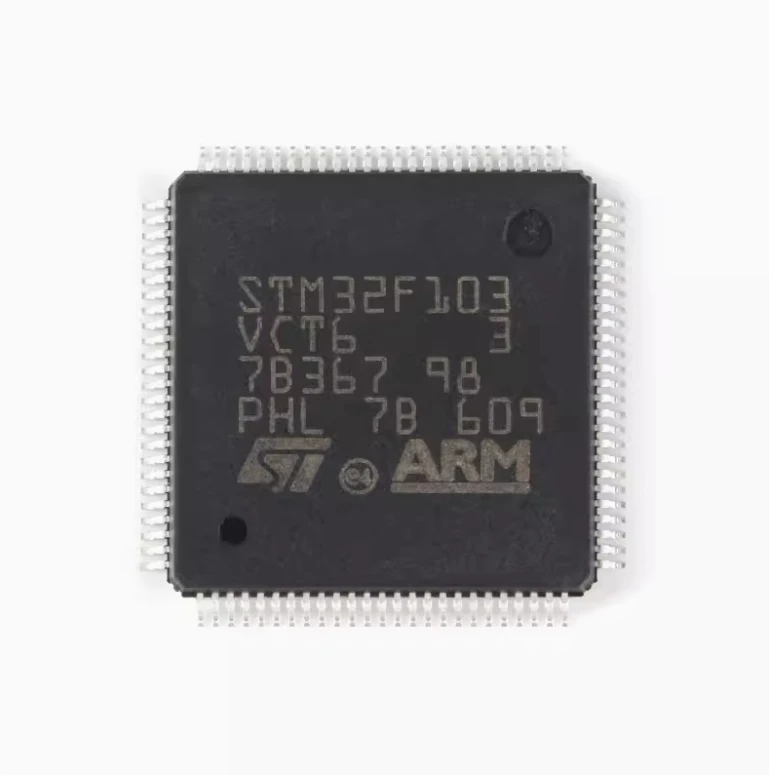 

Original genuine STM32F103VCT6 LQFP-100 ARM Cortex-M3 32-bit MCU