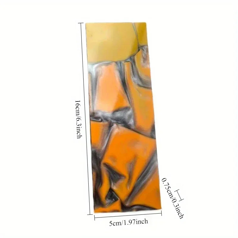 1 stks acryl outdoor mes handvat materialCloud patroon en marmer ontwerp ideaal hulpmiddel voor doe-het-zelf mes handvat