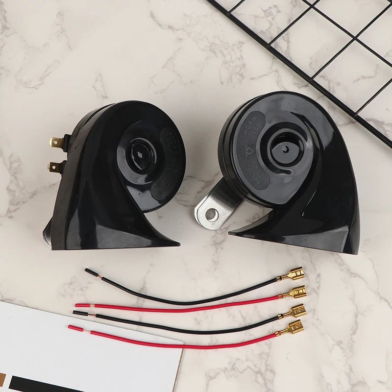 

1Pair Waterproof Loud 12V Car Horn Adapter Pigtail Socket Male Plug Dual Snail Horn Socket Conversion For Multiple Car Brands